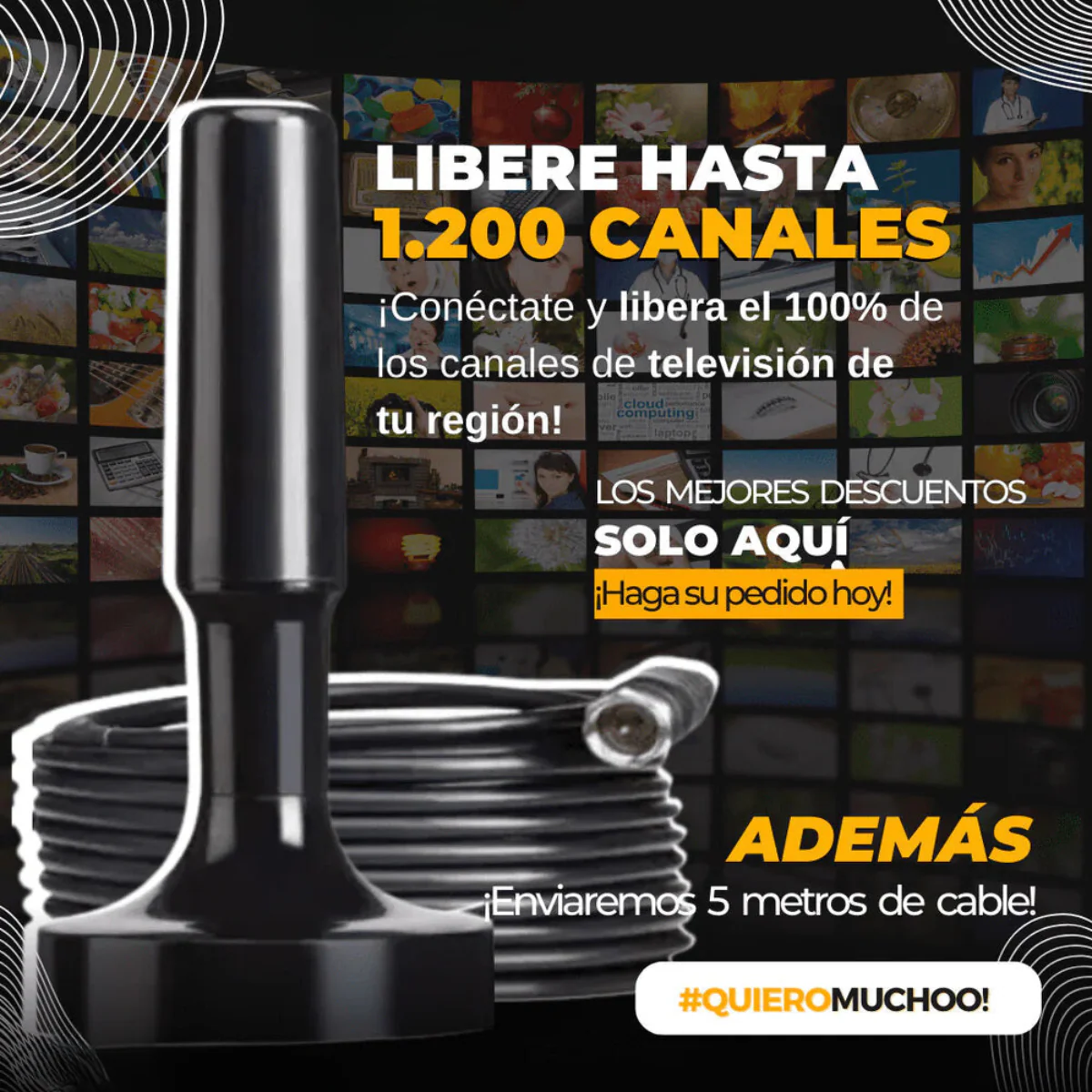 ANTENA DE TV ILIMITADA