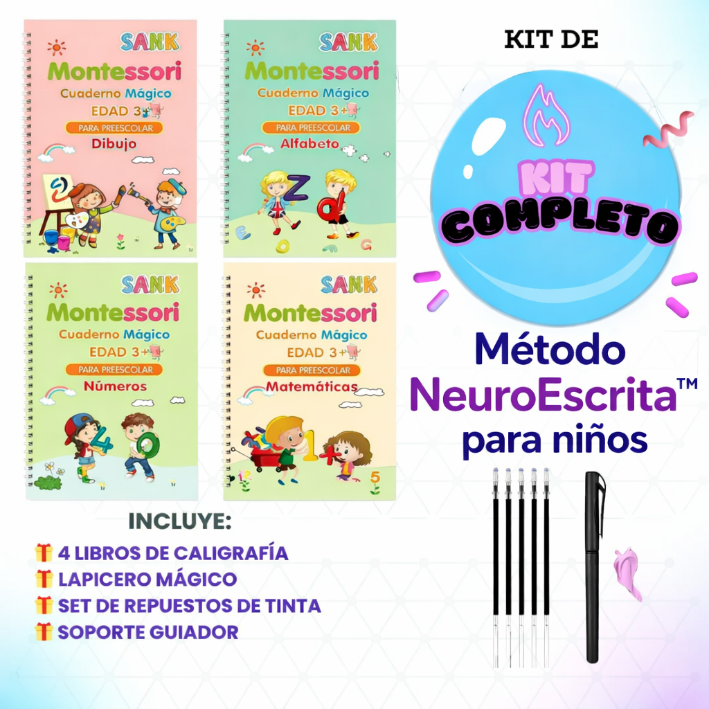 MagicTrazo™ | Kit Educativo 4 en 1 para Aprender Jugando