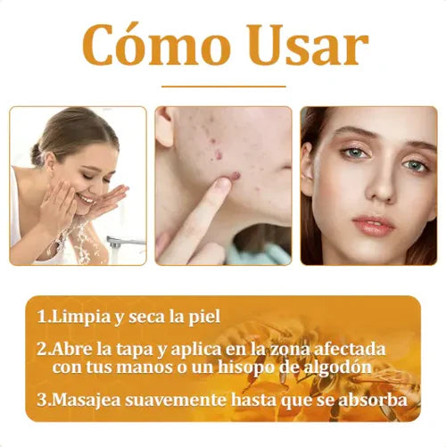 BeeLuxe™ Crema Facial con Veneno de Abeja Piel visiblemente más firme, suave y luminosa.